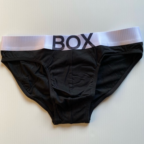 Box Menswear Black Briefs New in Original discreet packaging - Picture 7 of 10